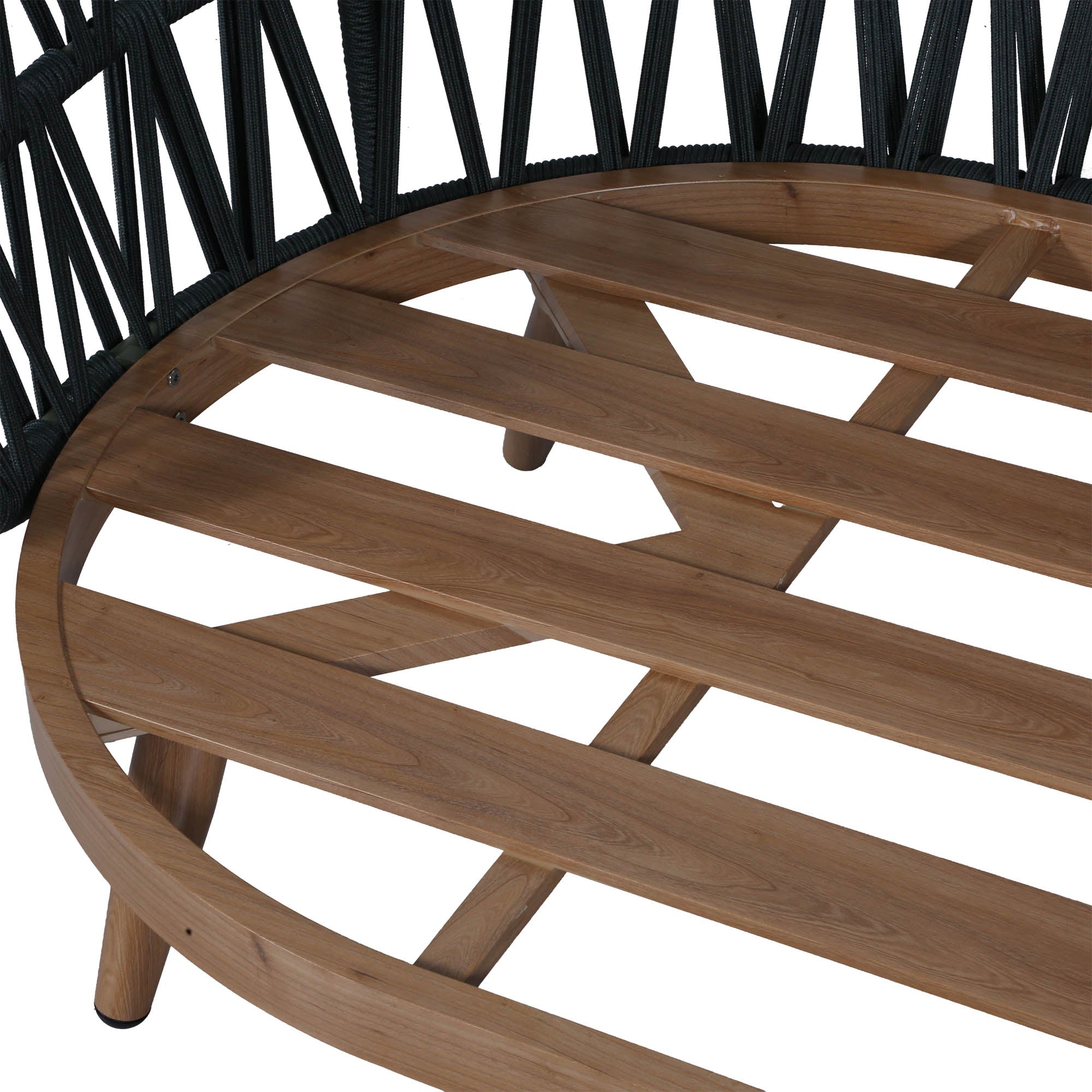 Due in 15/06/26 | Luna Range Olive Green & Anthracite Rope Sofa Set | Premium Outdoor Lounge Furniture