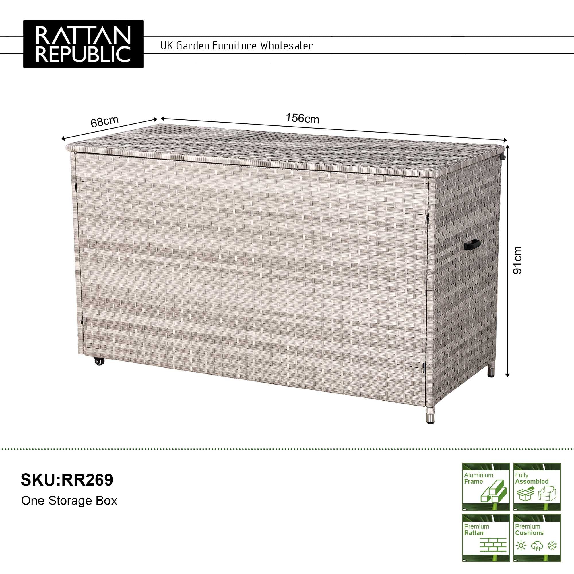 Havana Range Aluminium XXXLarge Storage Box