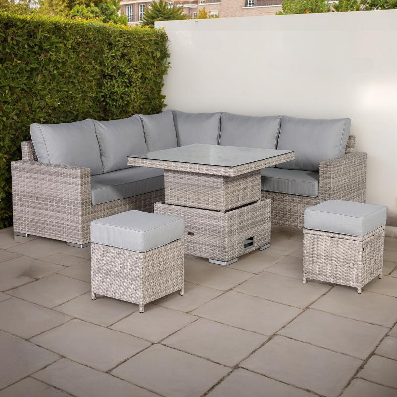 R71-Protective Cover For Aurora Range High Back Corner Sofa Set with Rising Table