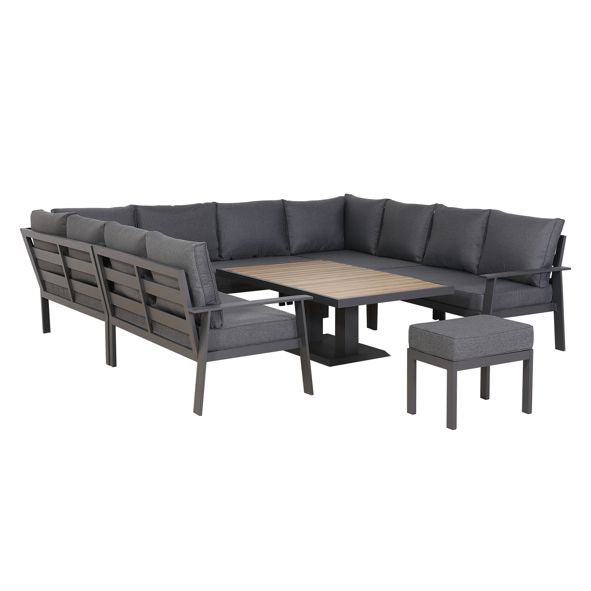 Titan Range U-Shape Corner Sofa Set with Rising Table