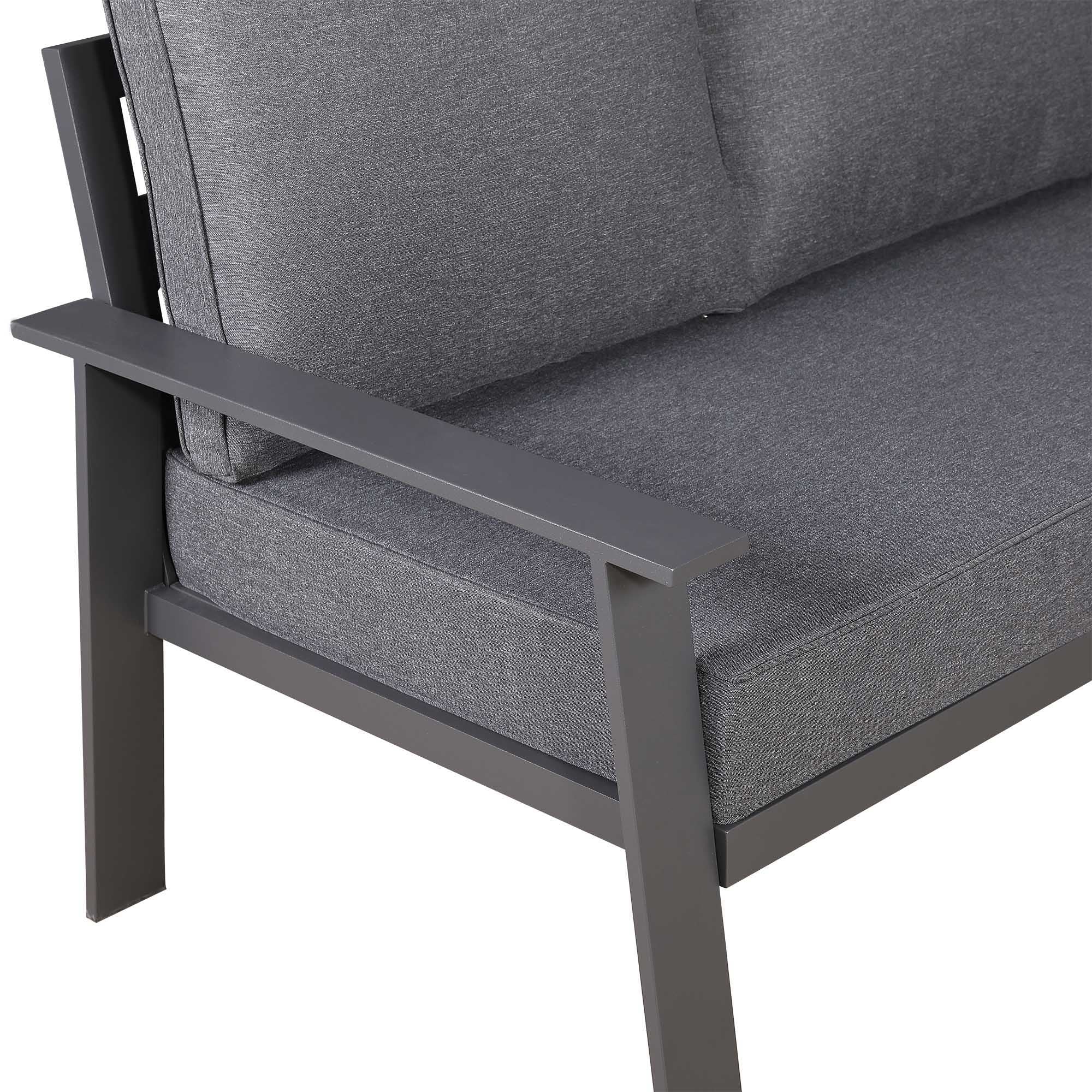 Titan Range Square Corner Sofa Set with Rising Table