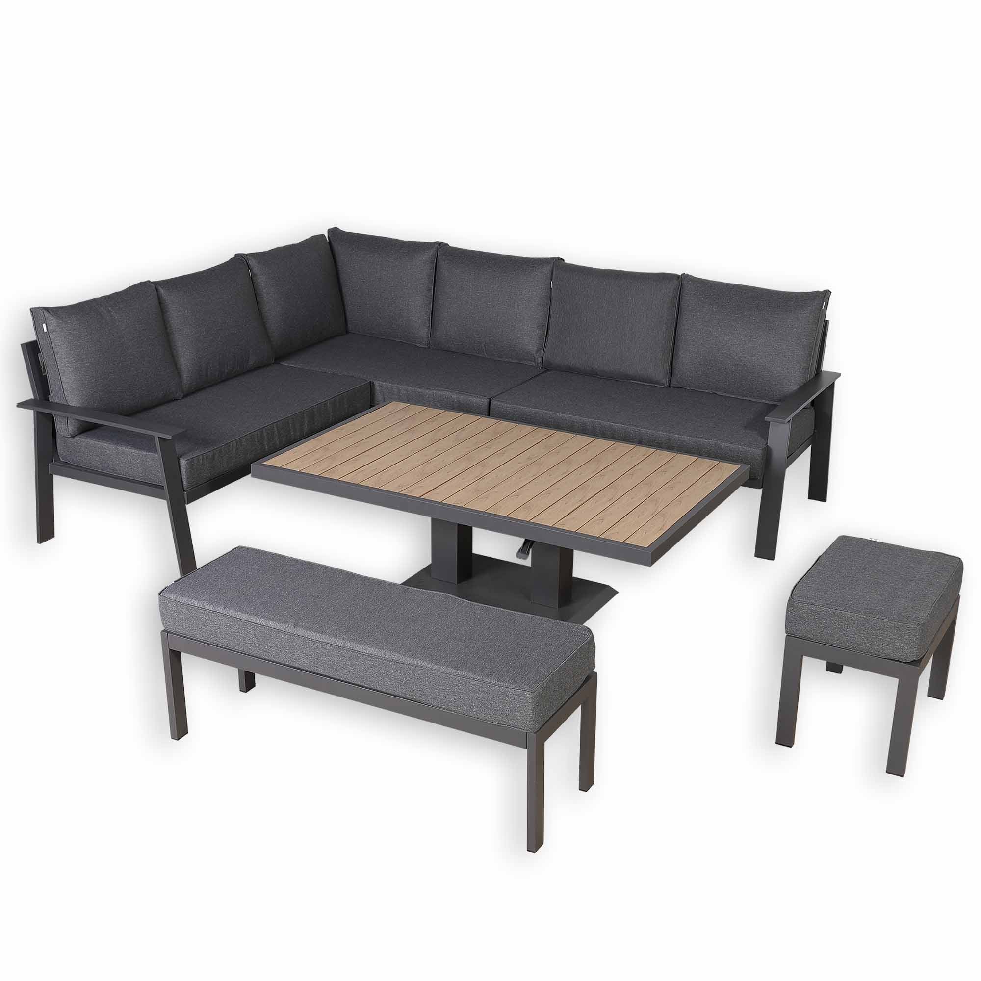Titan Range High Back Left Hand Corner Sofa Set