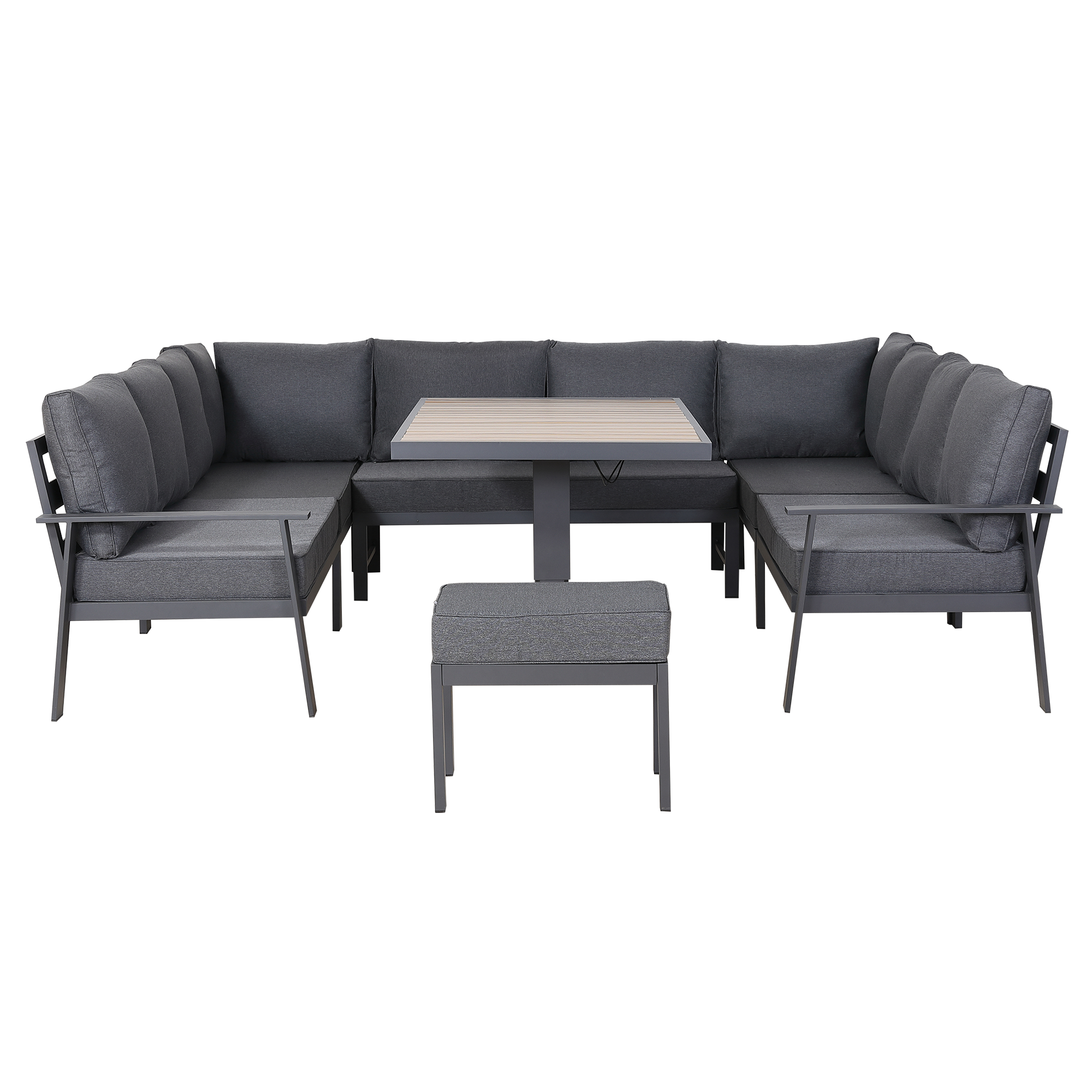 Titan Range U-Shape Corner Sofa Set with Rising Table