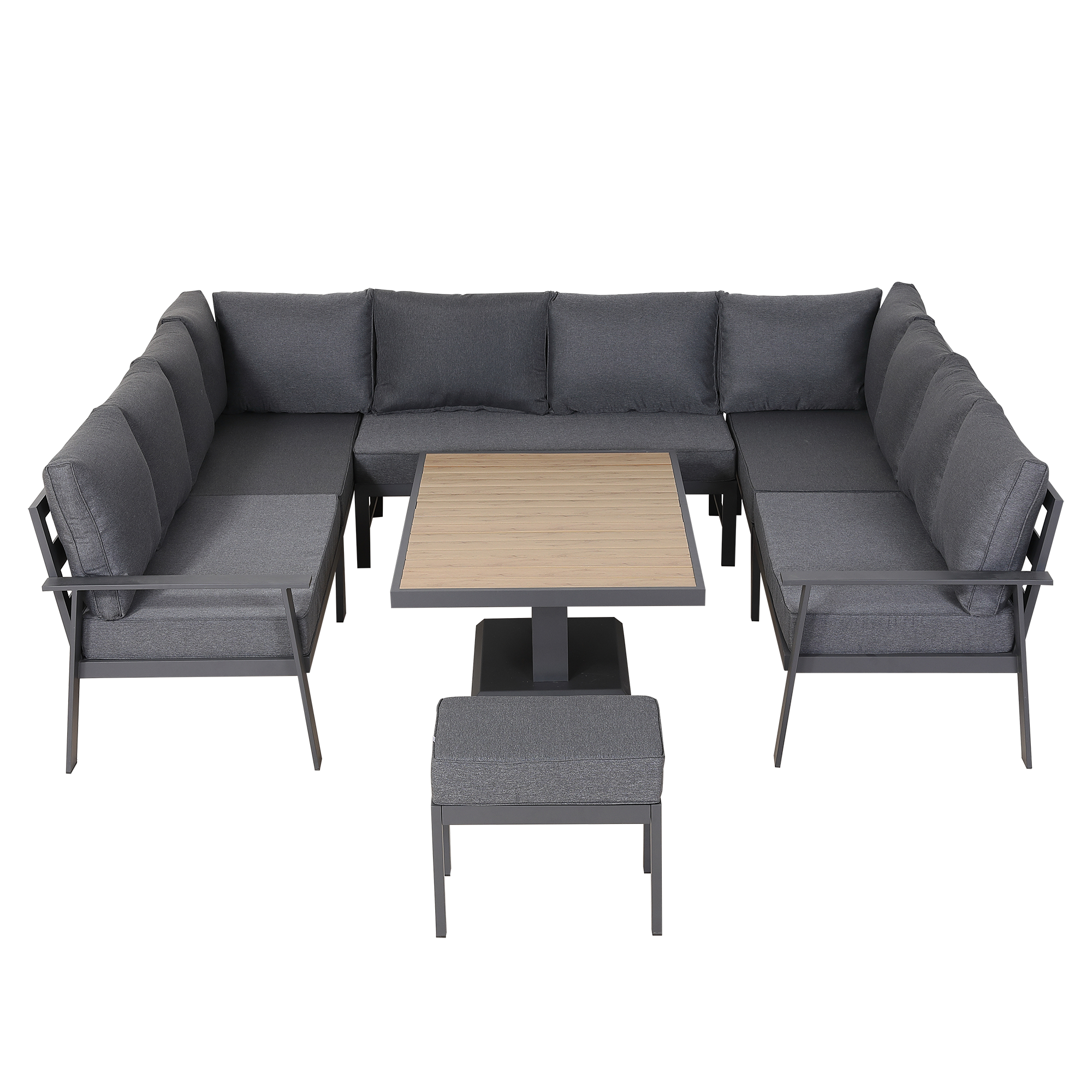 Titan Range U-Shape Corner Sofa Set with Rising Table