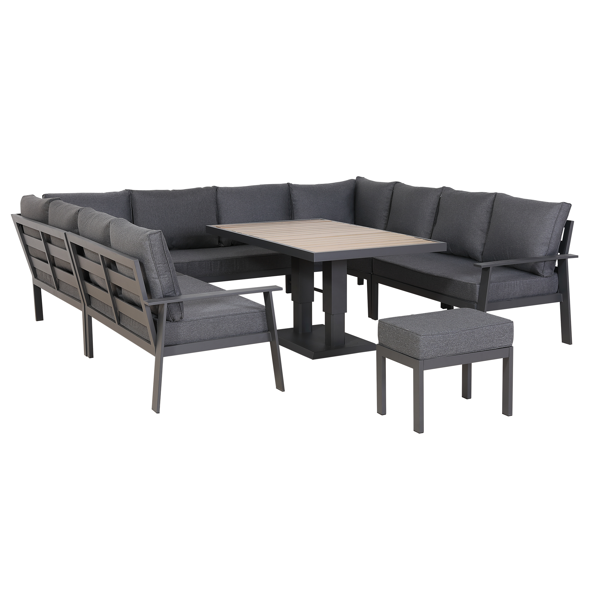 Titan Range U-Shape Corner Sofa Set with Rising Table