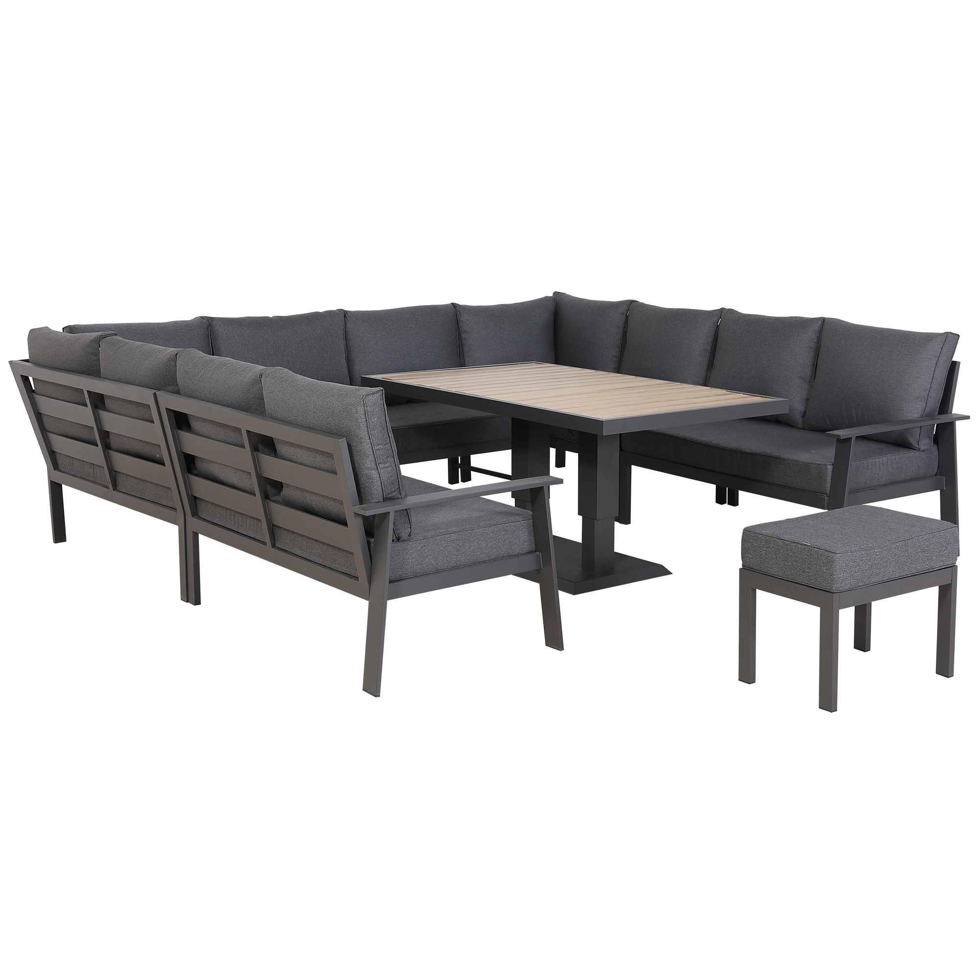 Titan Range U-Shape Corner Sofa Set with Rising Table