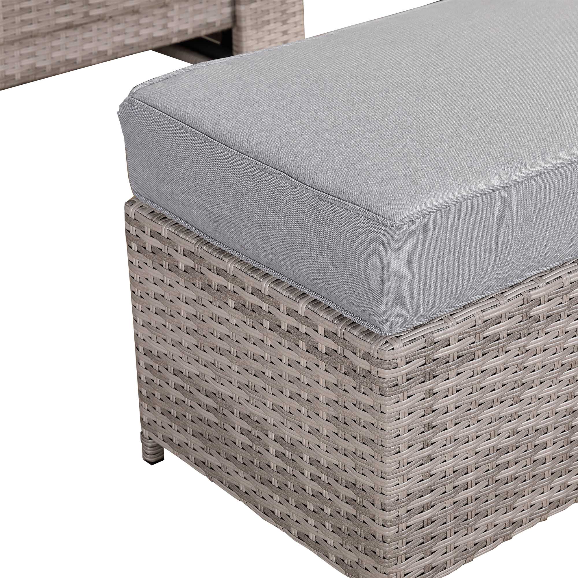 Aurora Range High Back Right Hand Corner Sofa Set with Rising Table