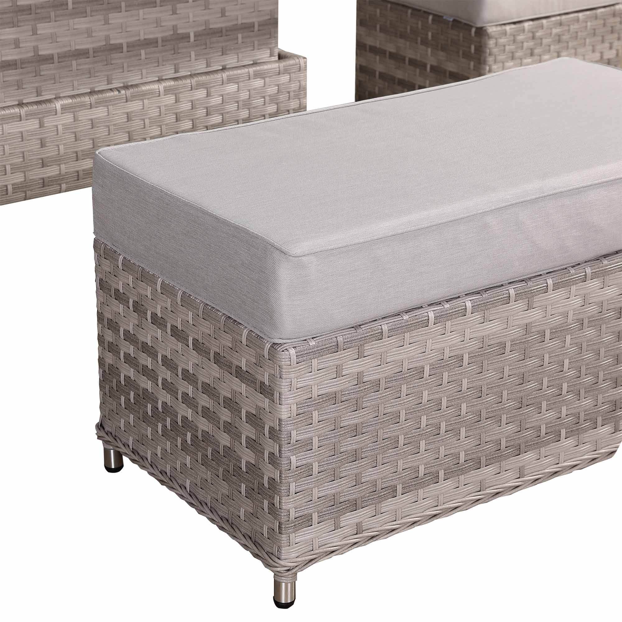 Havana Range High Back Left Hand Corner Sofa  Set with Rising Table
