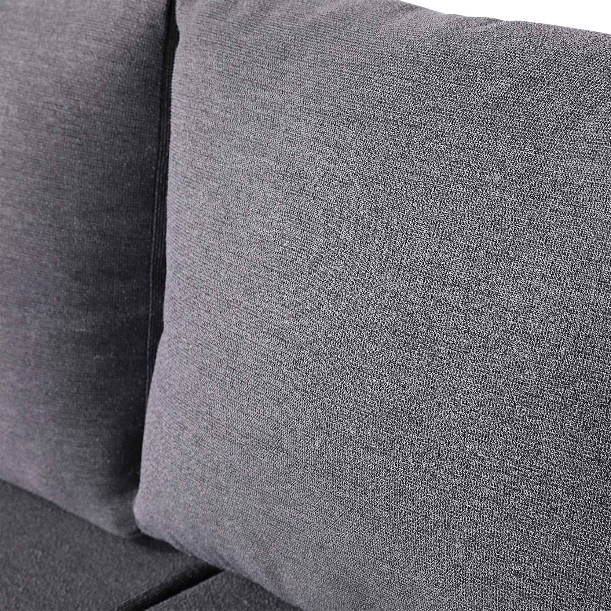 Titan Range Aluminium L-Shape Corner Sofa Set with Wood Top Coffee Table