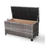 Dario Range Large Storage Box  in Grey / Brown Rattan Weave