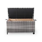 Dario Range Large Storage Box  in Grey / Brown Rattan Weave