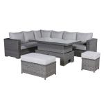 Catalina Range Modular Corner Sofa Set With Rising Table