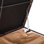 Dario Range Square Storage Box in Grey Rattan Weave