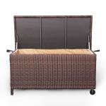 Dario Range Large Storage Box  in Grey / Brown Rattan Weave