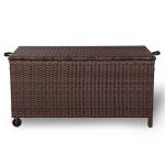 Dario Range Large Storage Box  in Grey / Brown Rattan Weave