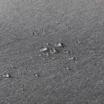 Monaco Range Left Hand Corner Sofa Set with Rising Table in Dark Grey Weave