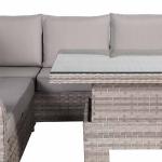Havana Range High Back Right Hand Corner Sofa Set with Rising Table