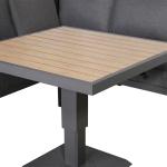 Titan Range Square Corner Sofa Set With Rising Table