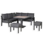 Titan Range Square Corner Sofa Set With Rising Table