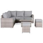 Aurora Range High Back Corner Sofa Set with Rising Table