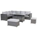 Catalina Range Modular Corner Sofa Set with Fire Pit Table