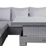 Catalina Range Modular Corner Sofa Set With Rising Table